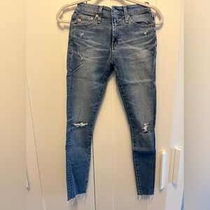 AG Adriano Goldschmied Light Blue Skinny Jeans